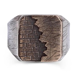 Reanimation Themed Sterling Silver Mens Ring - 3