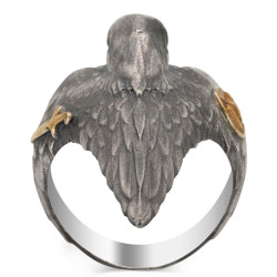 Resurrection Ertugrul TV Series Ertugrul Thumb Ring with Hawk - 6