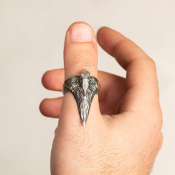 Resurrection Ertugrul TV Series Ertugrul Thumb Ring with Hawk - 8