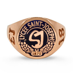Saint-Joseph Lisesi Mezuniyet Yüzüğü 13-18 Rose Renk - Anı Yüzük