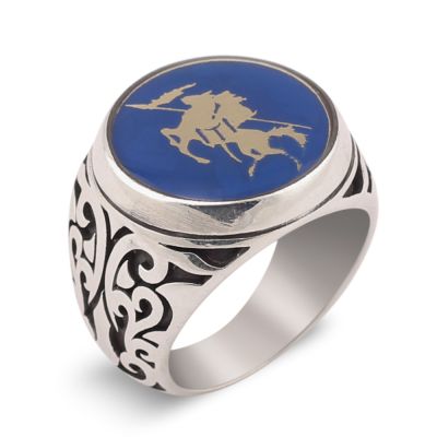 Silver Mens Ring with Kai Tribe Mark - 2