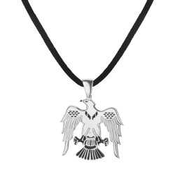 Silver Phoenix Mens Necklace - 1