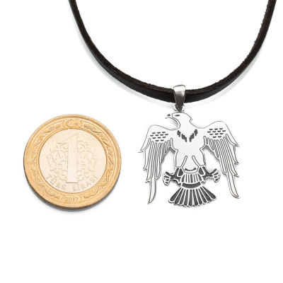 Silver Phoenix Mens Necklace - 2