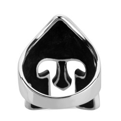 Silver Spartan Helmet Ring - 3