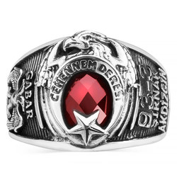 Şırnak Cehennem Deresi Gabar Kartalları Ay Yıldız Askeri Yüzük - Anı Yüzük