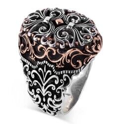 Special Design Exclusive 925 Sterling Silver Men's Ring - 5