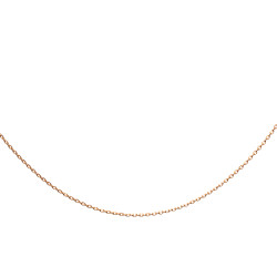 Sterling Silver Gold Colored Womens Chain 