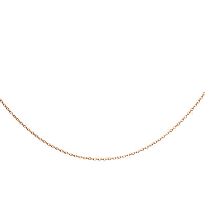 Sterling Silver Gold Colored Womens Chain - 1