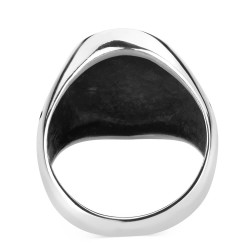 Sterling Silver Mens Ring with Sail Motif - 3