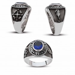 Taşlı Yüksek Denizcilik Okulu Yüzüğü - Anı Yüzük