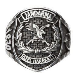 Taşsız Jandarma Özel Harekat (JÖH) Yüzüğü - Anı Yüzük