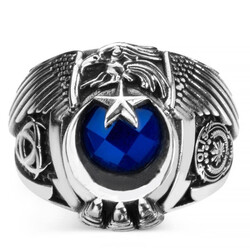 Tek Kartal Başlı Polis Okulu Mezunları Yüzüğü - Anı Yüzük