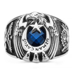 Tek Kartal Başlı Uzman Çavuş Yüzüğü - Anı Yüzük