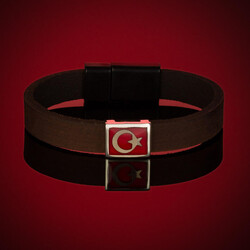 Orjinal Teşkilat Dizisi Bilekliği (Erkek 925 Ayar Gümüş Ay Yıldızlı) - 5
