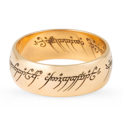 The Lord of the Rings The Rings of Power Ring Light Gold Coloured - 2
