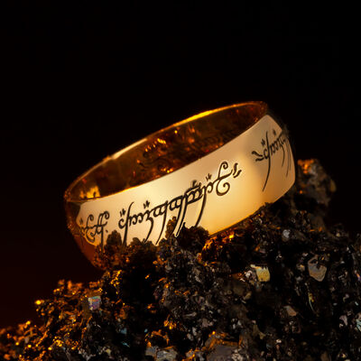 The Lord of the Rings The Rings of Power Ring Light Gold Coloured - 5