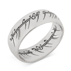 The Lord of the Rings The Rings of Power Ring Silver Coloured - 1