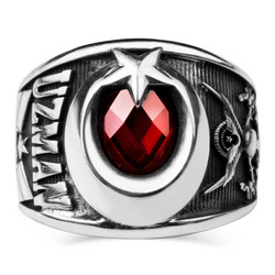 TSK Armalı Uzman Çavuş Asker Devre Yüzüğü - Anı Yüzük