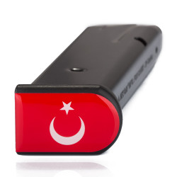 Dörtlü Türk Bayrağı Şarjör Stickerı - Anı Yüzük