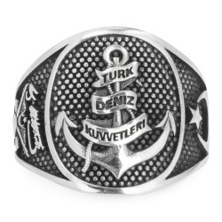 Türk Deniz Kuvvetleri Taşsız Yüzük - Anı Yüzük