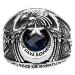 Türk Hava Kuvvetleri 15. Füze Üs Komutanlığı Yüzüğü - Anı Yüzük