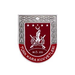 Türk Kara Kuvvetleri Mini Cüzdan Rozeti - 1