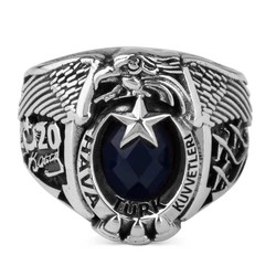 Uçak Figürlü Hava Kuvvetleri 2020 Devre Yüzüğü - Anı Yüzük