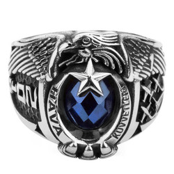 Uçak Figürlü Hava Kuvvetleri 2019 Devre Yüzüğü - Anı Yüzük